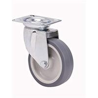 Twin-lex Serie 401 - zwenkwiel Ø 80 60 x 60 cm rubber grijs