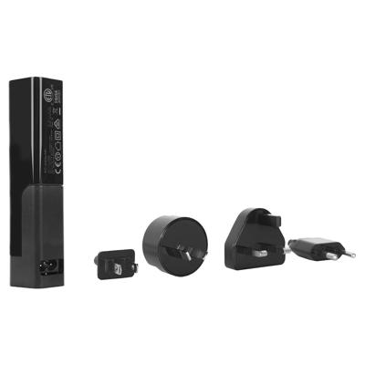 4-Way USB Fast Charger - Netspanningsadapter - 4.8 A - 4 uitgangsaansluitingen (USB) - zwart