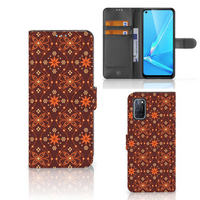 OPPO A72 | OPPO A52 Telefoon Hoesje Batik Brown