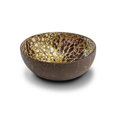 Sizland Dezign® schaaltjes voor snacks kom – bowls and dishes - schaaltjes – Bowl Gold Eggshell - kokosnoot schaaltje Sizland Dezign® schaaltjes voor snacks kom – bowls and dishes - schaaltjes – Bowl Gold Eggshell - kokosnoot schaaltje