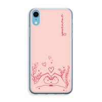 Love is in the air: iPhone XR Transparant Hoesje - thumbnail