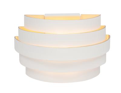 HighLight wandlamp Scudo 20 cm - wit / goud HighLight wandlamp Scudo 20 cm - wit / goud
