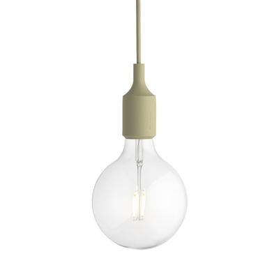 Muuto E27 Socket Hanglamp LED Beige-Green