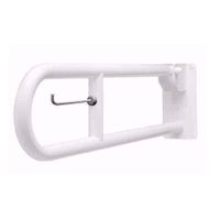 SecuCare opklapbare toiletsteun 600 mm met toilet rolhouder