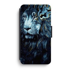 Darkness Lion: iPhone XR Flip Hoesje