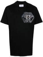 Philipp Plein t-shirt à logo Hexagon imprimé - Noir