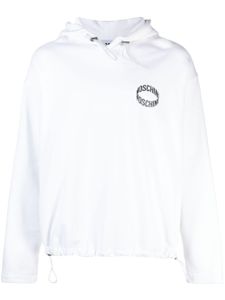 Moschino sweat en coton biologique à logo appliqué - Blanc