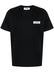 MSGM t-shirt à logo imprimé - Noir