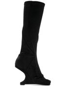 Rick Owens Lilies bottes Cantilvered 11 à talon sculpté - Noir