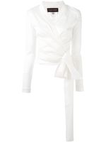 Talbot Runhof blouse Naxos - Blanc