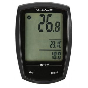 M-Wave Fietscomputer M21W touch draadloos zwart