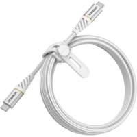 OtterBox Premium Reinforced Braided USB-C naar USB-C Cable, snelle oplaadkabel voor Smartphone en Tablet, ultrarobuust, buig- en buigzaam getest, 2m, Wit