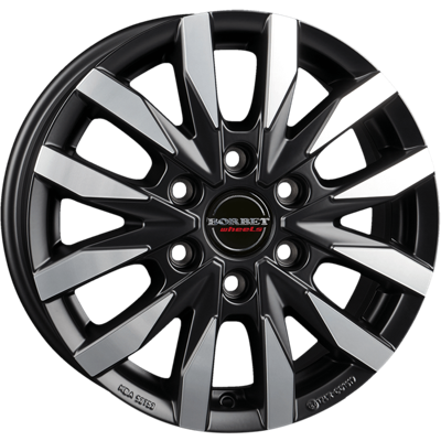 BORBET CW6 black polished matt