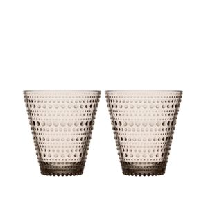 Iittala Kastehelmi Waterglas 0,30 l linnen, per 2