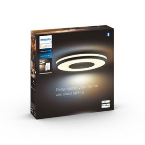 Philips Lighting Hue LED-plafondspots 871951434113500 Hue White Amb. Being Deckenleuchte schwarz 2400lm inkl. Dimmschalter LED vast ingebouwd 22.5 W