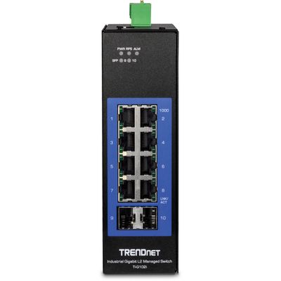 Trendnet TI-G102i Managed L2 Gigabit Ethernet (10/100/1000) Zwart