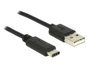 DeLOCK 83600 USB-kabel USB 2.0 1 m USB C USB A Zwart