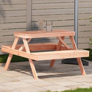 Picknicktafel 105x134x75 cm massief douglashout