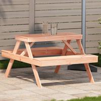 Picknicktafel 105x134x75 cm massief douglashout