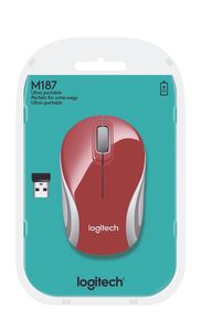 Logitech M187 muis Kantoor Ambidextrous RF Draadloos Optisch 1000 DPI