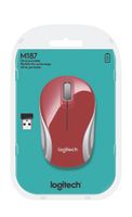 Logitech M187 muis Kantoor Ambidextrous RF Draadloos Optisch 1000 DPI - thumbnail