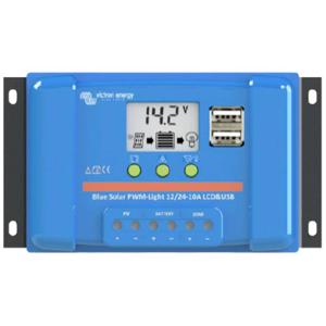 Victron Energy Blue-Solar PWM-LCD&USB Laadregelaar voor zonne-energie PWM 12 V, 24 V 30 A