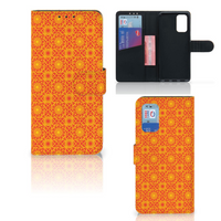 Samsung Galaxy A32 4G Telefoon Hoesje Batik Oranje