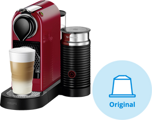 Krups Nespresso CitiZ&Milk espressomachine - Cherry Red XN7615