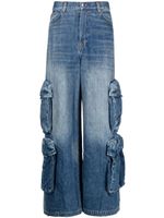 AMIRI jean ample à poches cargo - Bleu