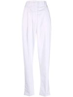 Nº21 pantalon fuselé à taille haute - Blanc