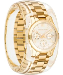 Horlogeband (Band + Kastcombinatie) Michael Kors MK3262 Onderliggend Roestvrij staal (RVS) Doublé 40mm