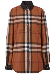 Burberry chemise à carreaux - Marron