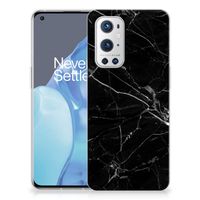 OnePlus 9 Pro TPU Siliconen Hoesje Marmer Zwart - Origineel Cadeau Vader