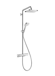 Hansgrohe Croma Select E opbouw regendouche met thermostaat waterbesparend chroom