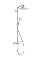 Hansgrohe Croma Select E opbouw regendouche met thermostaat waterbesparend chroom - thumbnail