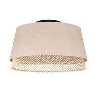 Eglo Plafondlamp Tabley Ø 38cm - linnen met rotan 43974 - thumbnail