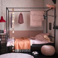 vtwonen Hemelbed Bunk 90 x 200cm - Zwart - thumbnail