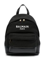 Balmain Kids sac à dos à logo brodé - Noir