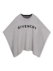 Givenchy Kids cape réversible à motif 4G - Gris