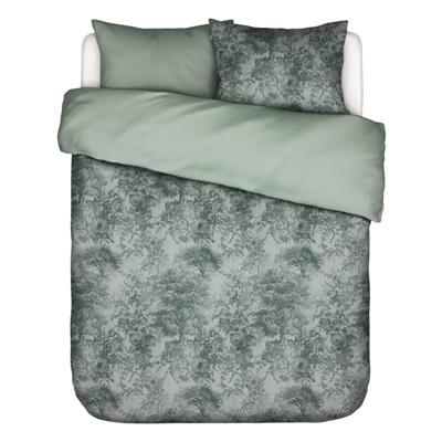 Essenza Aurelie Dekbedovertrek - Lits-jumeaux (260x200/220 Cm + 2 Slopen) - Katoen Satijn - Sage Green