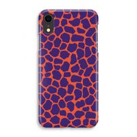 Purple Giraffe: iPhone XR Volledig Geprint Hoesje - thumbnail