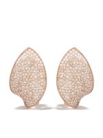 Pasquale Bruni puces d'oreilles Giardini Segreti en or rose 18ct et diamants