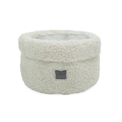 Jollein mandje Teddy Cream white