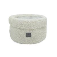 Jollein mandje Teddy Cream white
