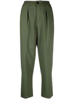 Marni pantalon chino à taille élastiquée - Vert