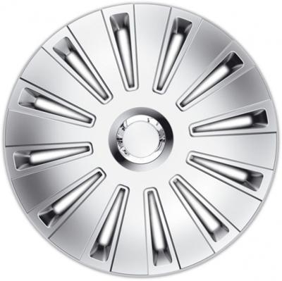 AutoStyle wieldoppen Daytona Pro 16 inch ABS zilver set van 4 AutoStyle wieldoppen Daytona Pro 16 inch ABS zilver set van 4