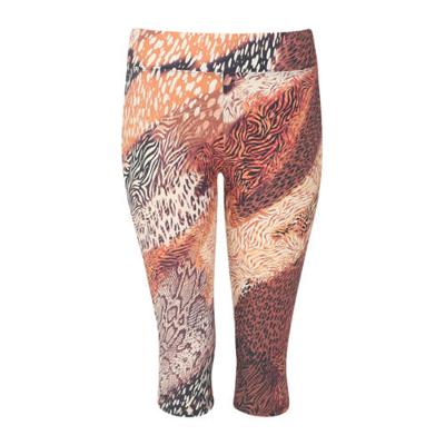 Paprika Plus Size sportcapri oranje