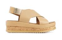 Lina Locchi Dames Sandalen in Leder (Camel)