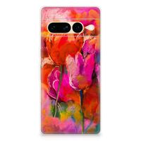 Hoesje maken Google Pixel 7 Pro Tulips