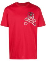 Philipp Plein t-shirt Skull&Bones en coton - Rouge